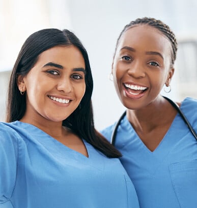 Smiling nurses